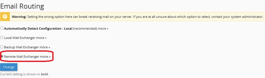 Set Mail Server Business Email Hosting, By changing your MX record 2
