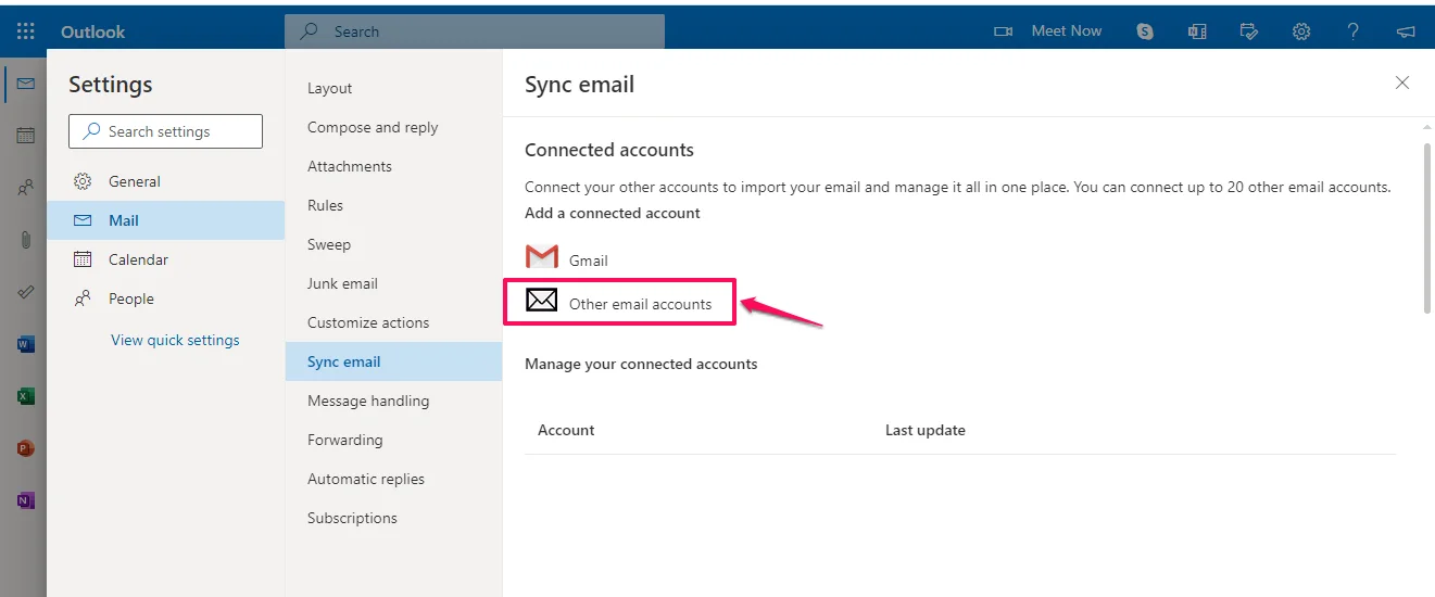 IMAP Settings Add Email to Client Guide, How To Add An Email Address to Outlook.com Using IMAP Settings 5