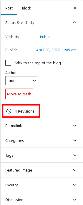 What Are WordPress Post Revisions and How to Use Them What Are WordPress Post Revisions and How to Use Them, Undoing Changes With Post Revisions