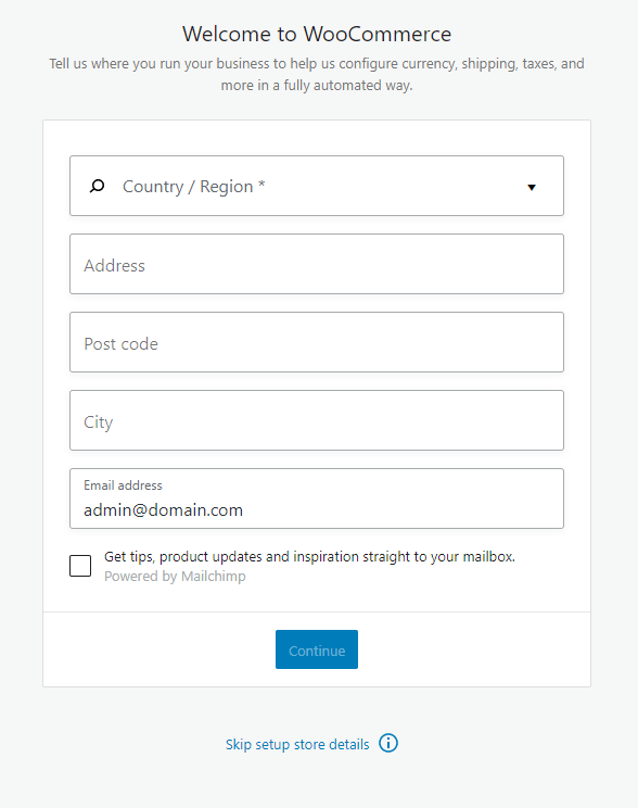 How to Set Up WooCommerce on WordPress? How to Set Up WooCommerce on WordPress?, Going Through WooCommerce’s Setup Wizard