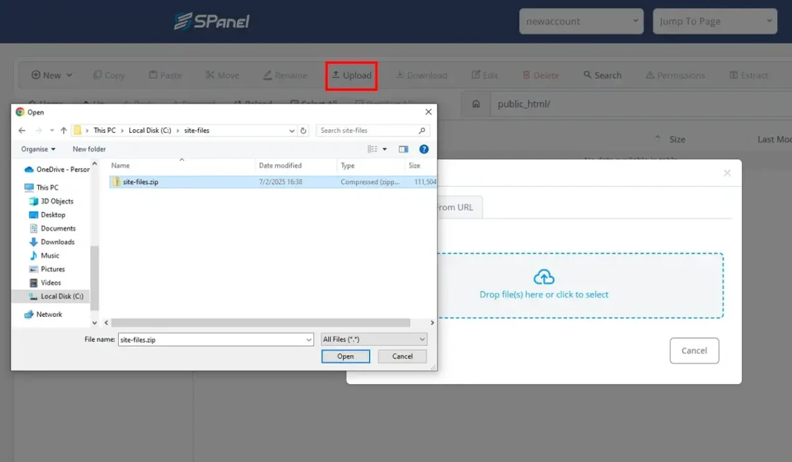 Website Migration Without Downtime: Full Checklist Website Migration Without Downtime: Full Checklist, 2. Through the File Manager