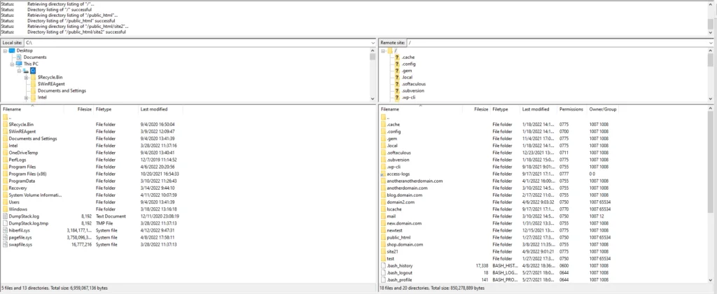 Migrate WordPress Site to New Host, 1. Download your site’s files from your old host