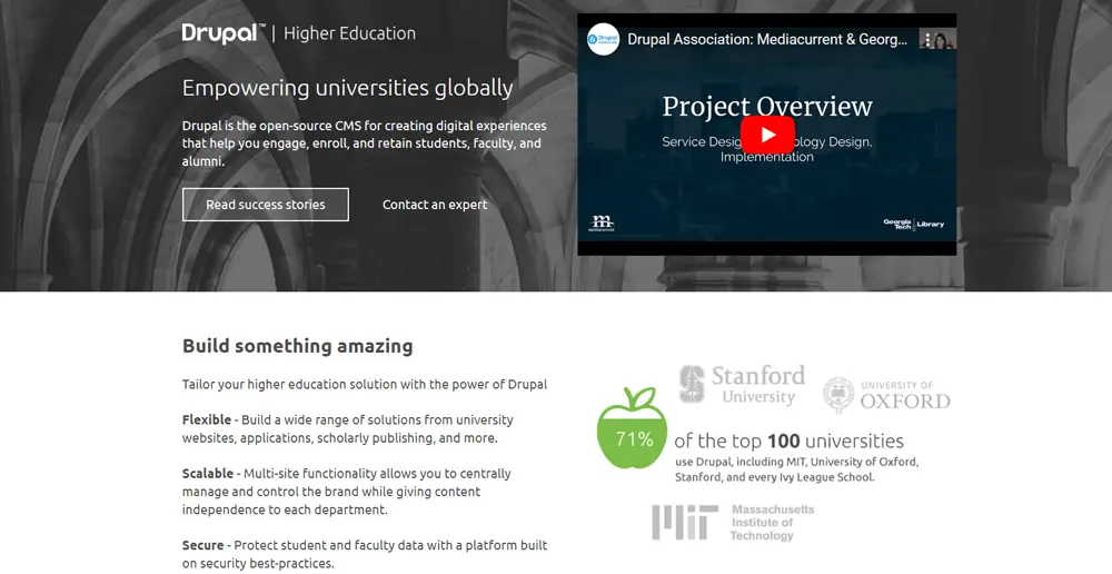 Moodle vs Drupal for Education Platforms Moodle vs Drupal for Education Platforms, Drupal Overview