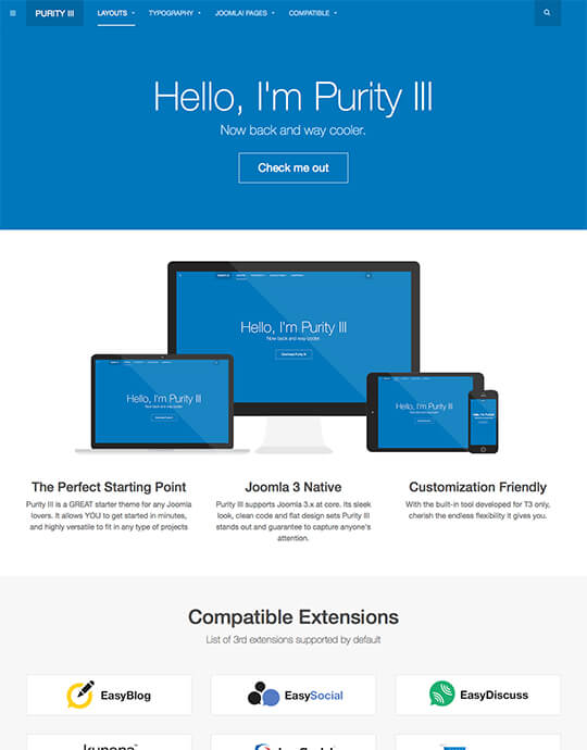 7 Best Free Responsive Joomla Templates 7 Best Free Responsive Joomla Templates, JA PURITY III