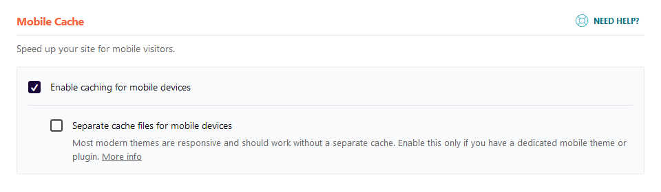 WP Rocket: Boost WordPress Speed (Full Review) WP Rocket: Boost WordPress Speed (Full Review), Cache tab