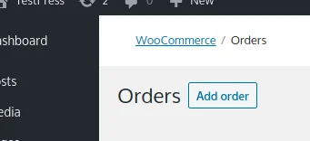 Orders Orders, Manually Creating Orders