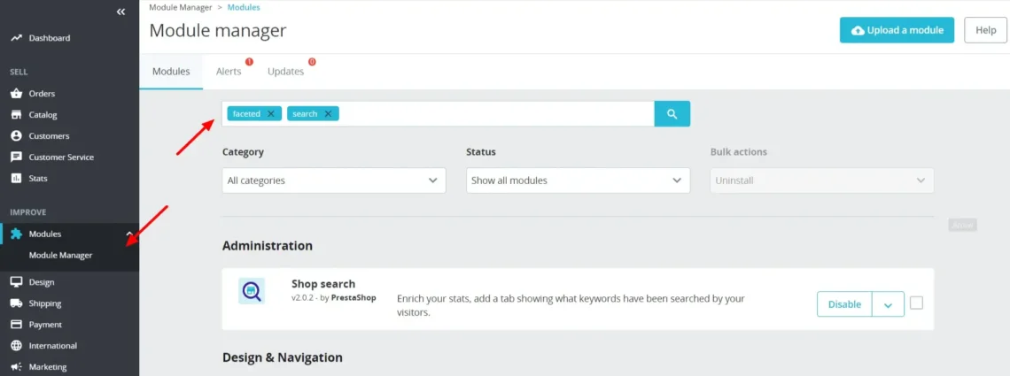 How to Set Up Faceted Search in PrestaShop How to Set Up Faceted Search in PrestaShop, Installing and Configuring a Faceted Search Module