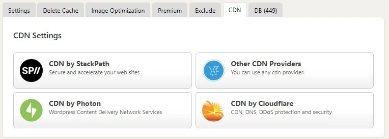 WP Fastest Cache WP Fastest Cache, CDN