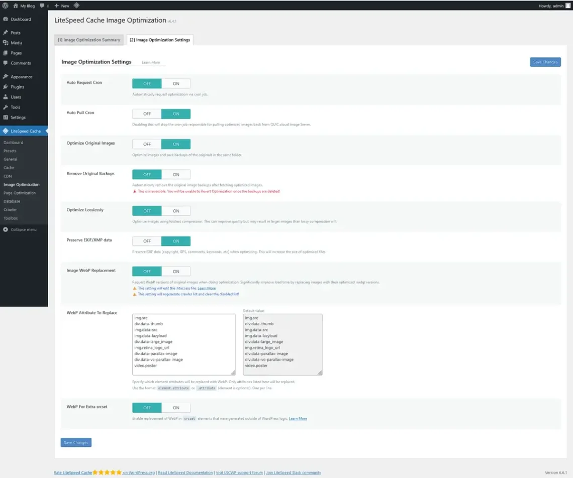 LiteSpeed Cache WordPress: Speed Guide LiteSpeed Cache WordPress: Speed Guide, Image Optimization With LiteSpeed Cache 2