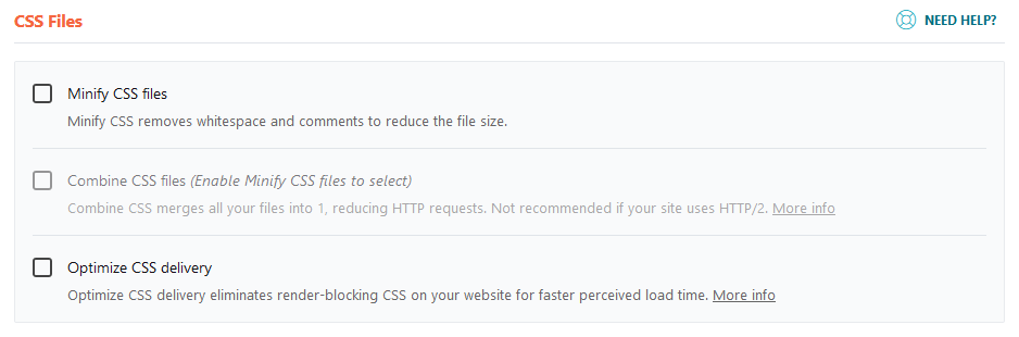 WP Rocket: Boost WordPress Speed (Full Review) WP Rocket: Boost WordPress Speed (Full Review), File Optimization tab