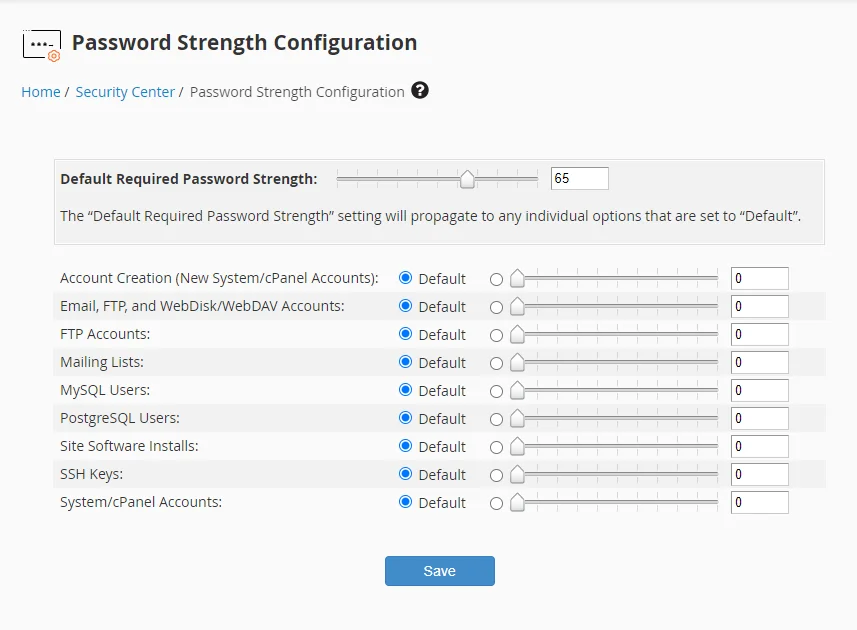What is WHM (Web Host Manager)?, cPanel account security
