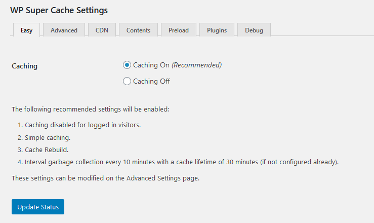 WP Super Cache: Boost WordPress Speed WP Super Cache: Boost WordPress Speed, How to Setup WP Super Cache 4