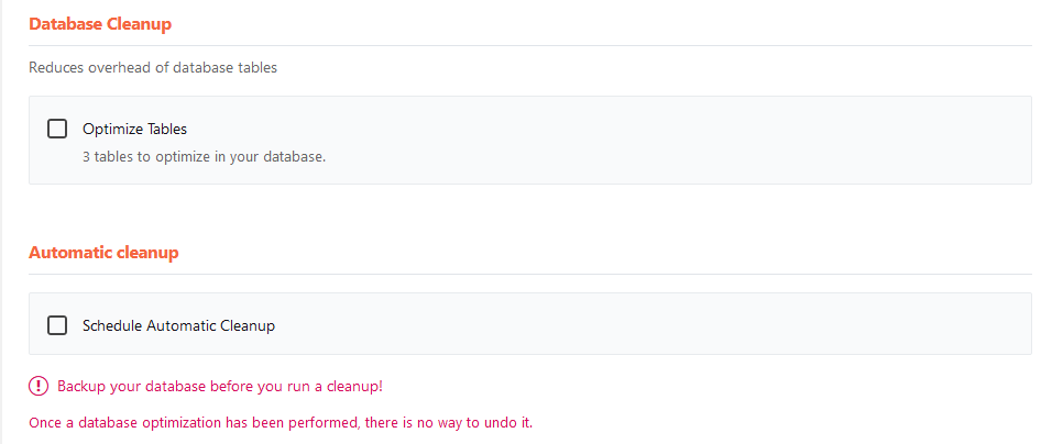 WP Rocket: Boost WordPress Speed (Full Review) WP Rocket: Boost WordPress Speed (Full Review), Database 3
