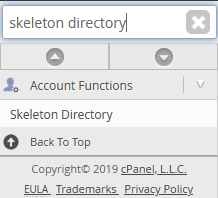 Customize Reseller Skeleton Directory, Locating your Skeleton Directory