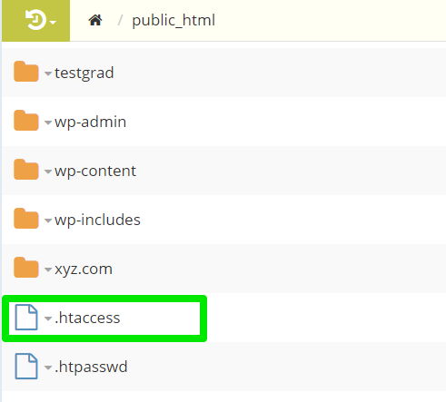 Why does my redirection show an error?, Step 1: Locate Your .htaccess File