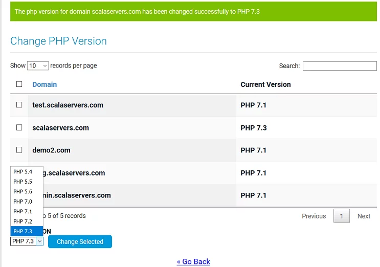PHP 7.3 Available on SPanel Servers PHP 7.3 Available on SPanel Servers