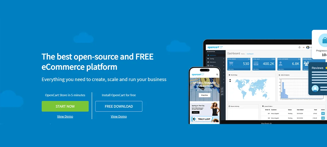 Best Ecommerce Platforms in 2025 for Every Business Type Best Ecommerce Platforms in 2025 for Every Business Type, Recommended: OpenCart