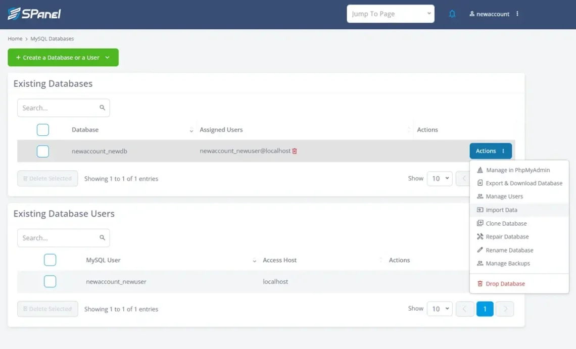 Website Migration Without Downtime: Full Checklist Website Migration Without Downtime: Full Checklist, 1. Through the SPanel interface