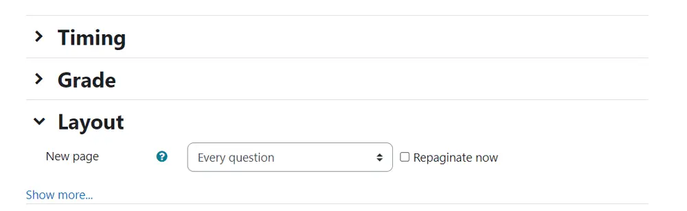 How to Create a Quiz in Moodle How to Create a Quiz in Moodle, Moodle Quiz Layout