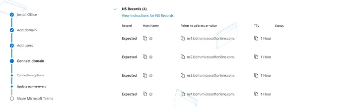 Connect Workspace Email to Microsoft 365, Update Your Nameservers