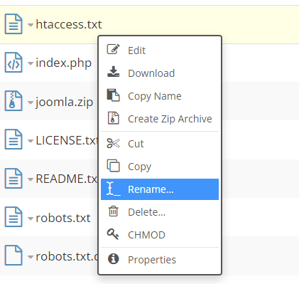 Where Is the .htaccess File in Joomla? Where Is the .htaccess File in Joomla?, With your hosting account’s File Manager
