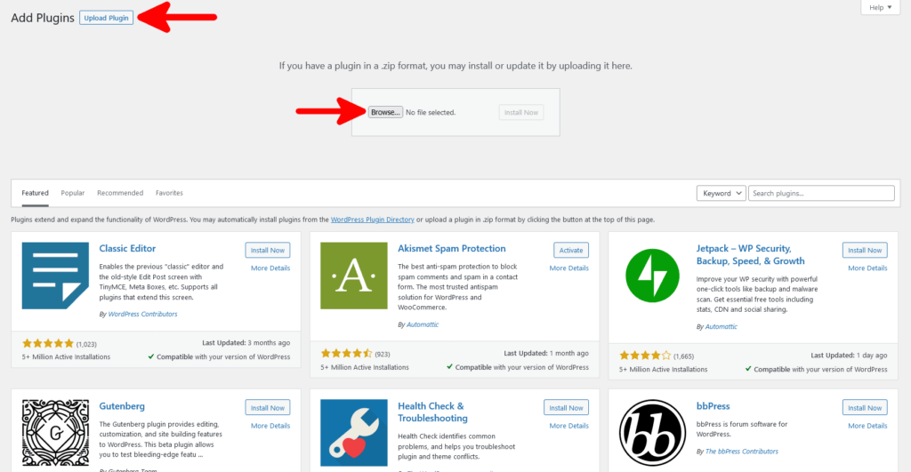What is a WordPress Plugin? What is a WordPress Plugin?, Installing a WordPress plugin from the official directory 6
