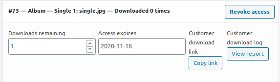 Orders Orders, Setting Downloadable Product Permissions 2
