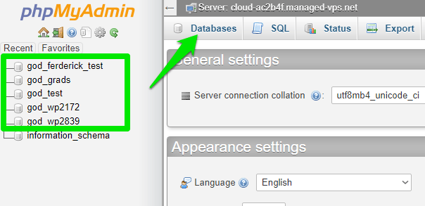 Why does my redirection show an error?, Step 2: Access Your Database