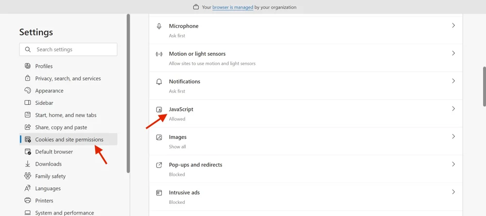 Enable JavaScript in Browser: Full Guide Enable JavaScript in Browser: Full Guide, Microsoft Edge