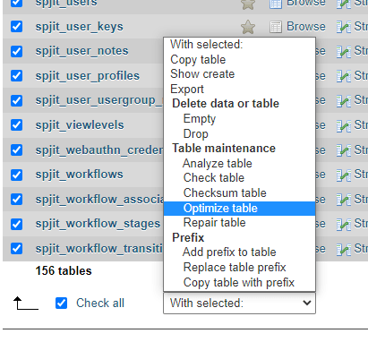 How to Speed Up My Joomla Website? How to Speed Up My Joomla Website?, Optimize Your Database 3