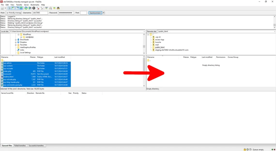 How to Install WordPress: A Beginner's Guide How to Install WordPress: A Beginner’s Guide, Step 1: Downloading and Uploading WordPress Files via FTP 2