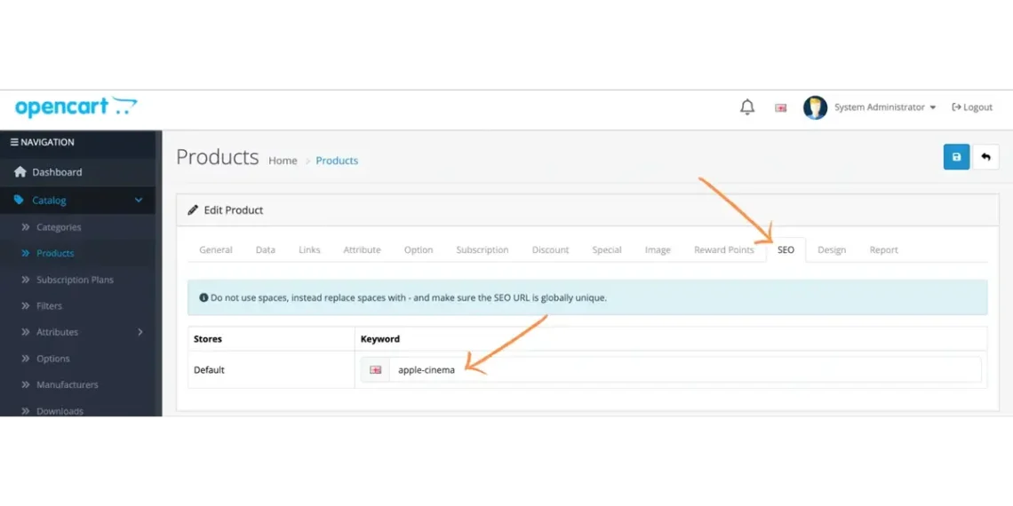 How to optimize your OpenCart store for SEO How to optimize your OpenCart store for SEO, Configuration Steps in OpenCart 4