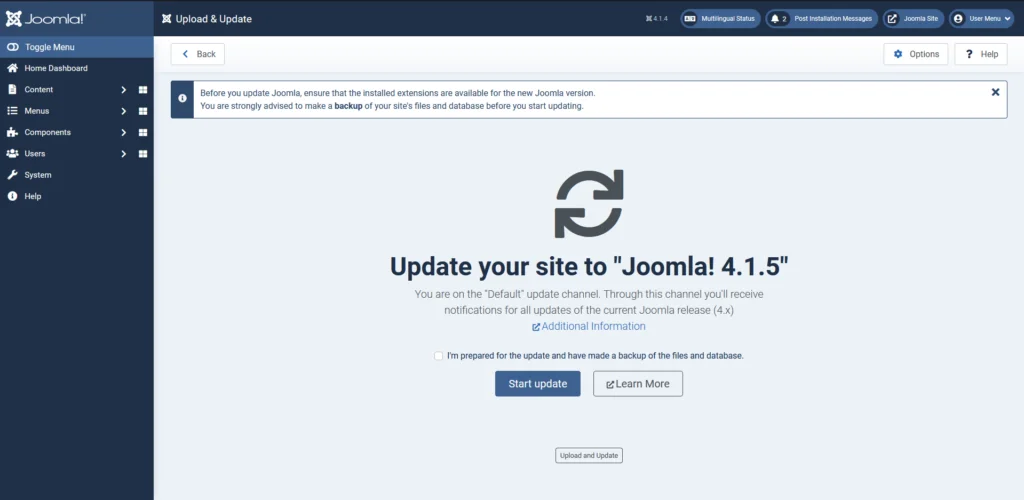 How to Speed Up My Joomla Website? How to Speed Up My Joomla Website?, Update the Joomla Core and All Your Add-Ons