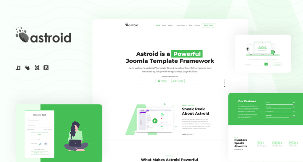 7 Best Free Responsive Joomla Templates 7 Best Free Responsive Joomla Templates, Astroid