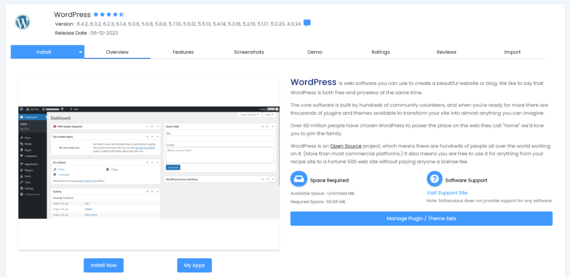 cPanel Features and Benefits Overview cPanel Features and Benefits Overview, The Softaculous auto-installer 2