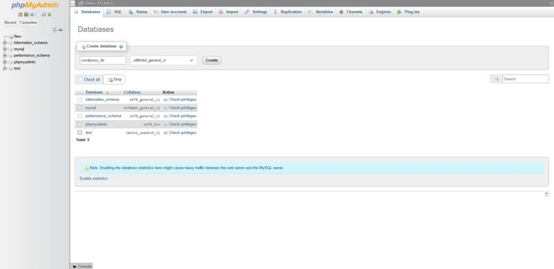 How to Install WordPress: A Beginner's Guide How to Install WordPress: A Beginner’s Guide, Step 4: Creating a Local Database and Running the WordPress Installer 2