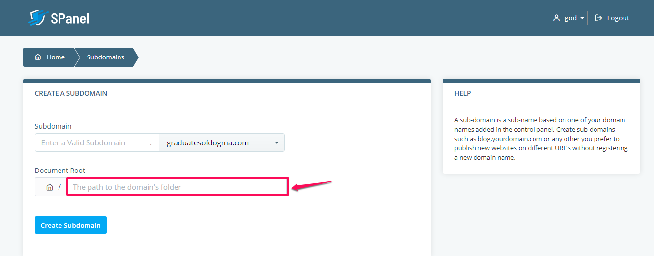Create Subdomain: What It Is & How it Works, How to Create a Subdomain 4