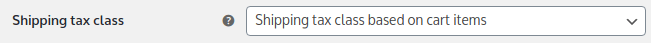 Taxes Taxes, Shipping Tax Class