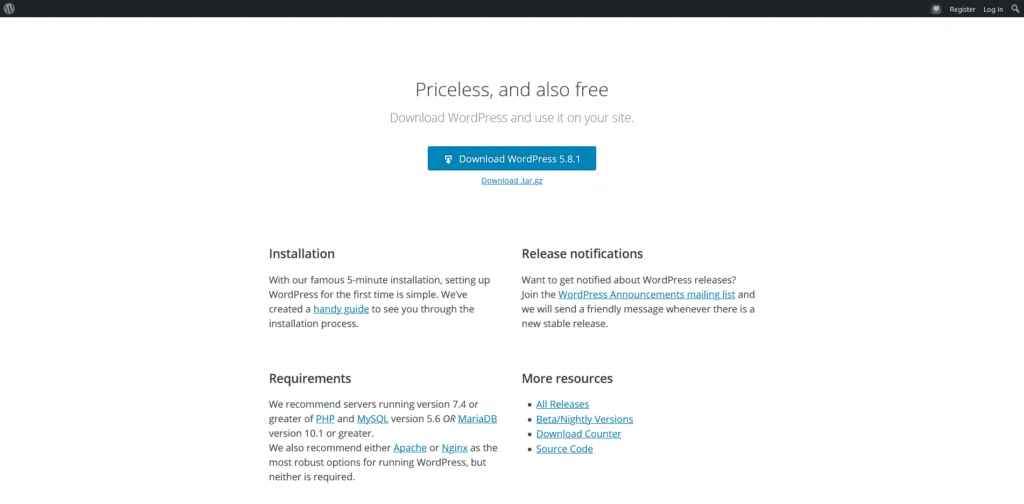 How to Install WordPress on a VPS Hosting Account How to Install WordPress on a VPS Hosting Account, 1. Download WordPress from https://wordpress.org.