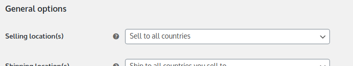 Setting up Your WooCommerce Store Setting up Your WooCommerce Store, General Options
