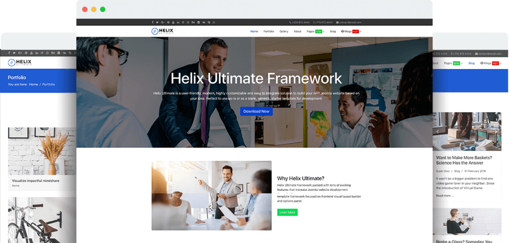 7 Best Free Responsive Joomla Templates 7 Best Free Responsive Joomla Templates, Helix Ultimate