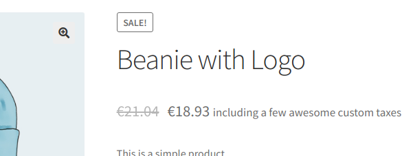 Taxes Taxes, Price Display Suffix 2