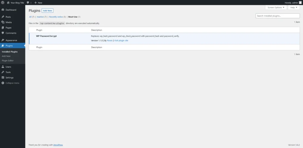 How Does WordPress Hash Passwords? How Does WordPress Hash Passwords?, Change Your WordPress Website’s Hashing Algorithm With a Plugin 4