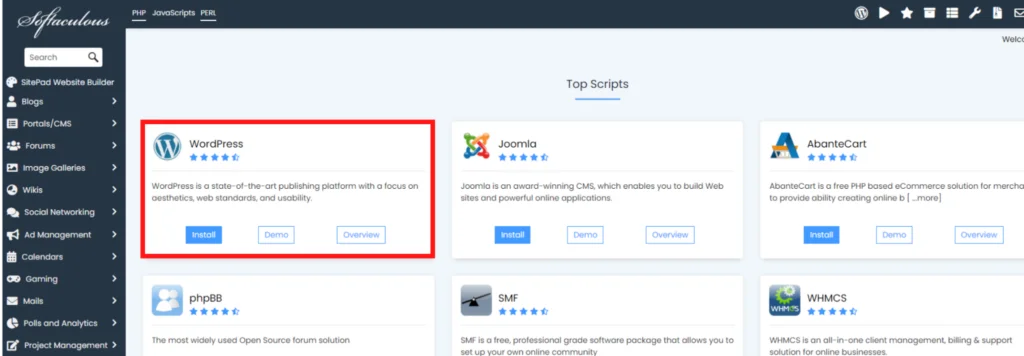 Install WordPress Auto-Installer Guide, How to Auto-Install WordPress Using Softaculous 2