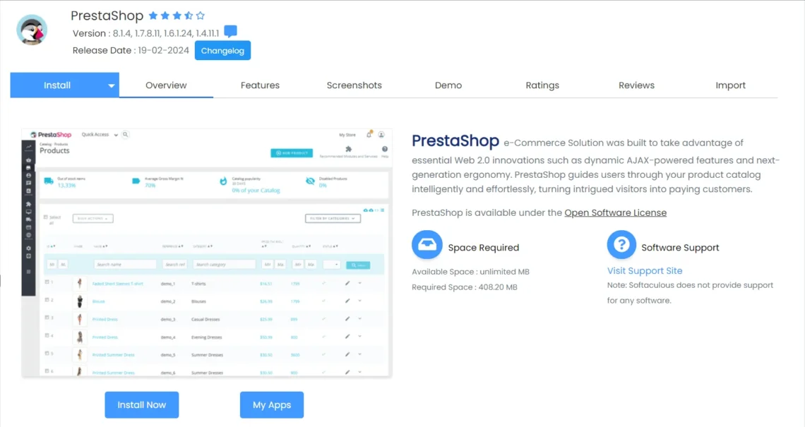 How to Install PrestaShop Step-by-Step How to Install PrestaShop Step-by-Step, How to Install PrestaShop via Softaculous 3