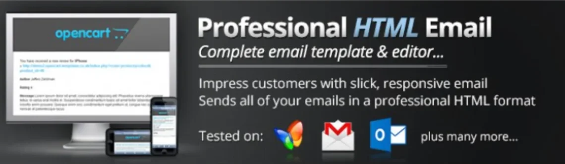 Best OpenCart Extensions (Top List) Best OpenCart Extensions (Top List), Professional HTML Email Template