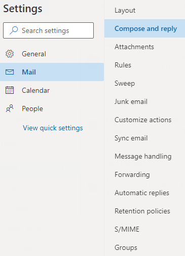 Add Email Signature in Outlook on the Web