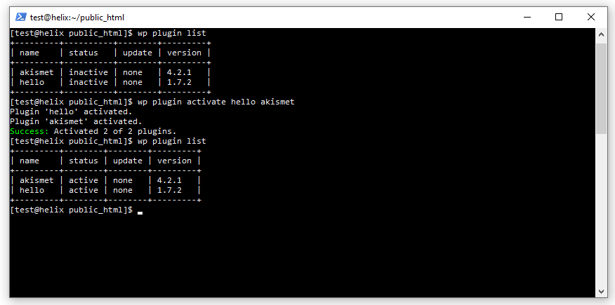 What is WP-CLI? A Beginner's Guide What is WP-CLI? A Beginner’s Guide, Installing and managing plugins 2
