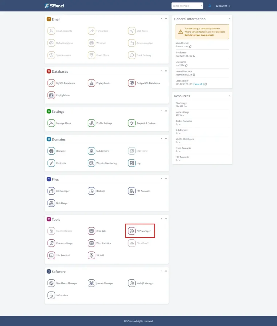 How to Update the PHP Version of Your WordPress Site How to Update the PHP Version of Your WordPress Site, Changing the PHP Version of Your WordPress Website in SPanel