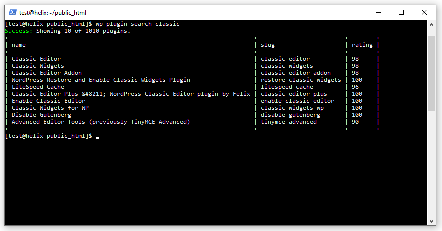 What is WP-CLI? A Beginner's Guide What is WP-CLI? A Beginner’s Guide, Installing and managing plugins 3